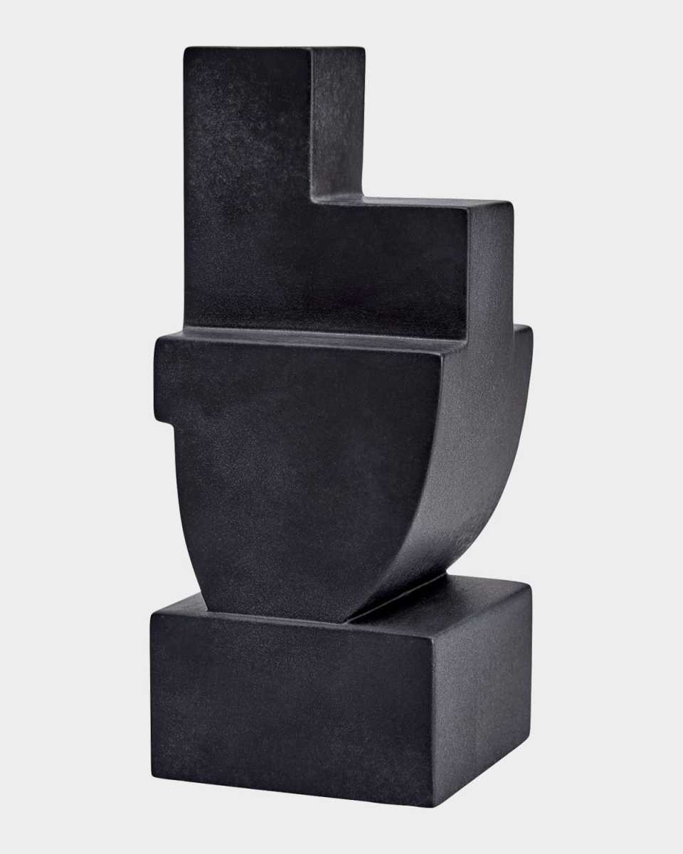 Cubisme Bookend Two Black